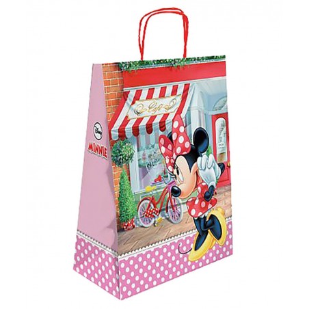 19-364 JOIN ΤΣΑΝΤΑ ΔΩΡΟΥ ΧΑΡΤΙΝΗ MINNIE 40X32X14 (PINK)