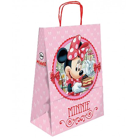 19-359 JOIN ΤΣΑΝΤΑ ΔΩΡΟΥ ΧΑΡΤΙΝΗ MINNIE 32X24X10 (PINK)
