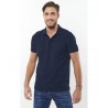 COTTONPOINT CP-2200 ΑΝΔΡΙΚΟ POLO ΠΙΚΕ NORMAL FIT ΒΑΜΒΑΚΙ (DARK BLUE)