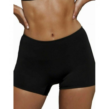 BLU4U ΓΥΝΑΙΚΕΙΟ ΜΠΙΚΙΝΙ ΣΟΡΤΣΑΚΙ FASHION SOLIDS ΠΟΛΥΕΣΤΕΡ NORMAL FIT (BLACK)