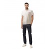 PACO & CO 2431830-01 ΑΝΔΡΙΚΟ ΚΟΝΤΟΜΑΝΙΚΟ POLO ΒΑΜΒΑΚΙ NORMAL SIZE (WHITE)