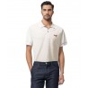 PACO & CO 2431830-01 ΑΝΔΡΙΚΟ ΚΟΝΤΟΜΑΝΙΚΟ POLO ΒΑΜΒΑΚΙ NORMAL SIZE (WHITE)