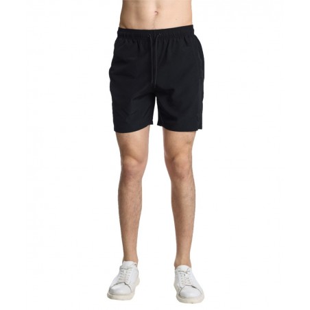 PACO & CO ΑΝΔΡΙΚΟ ΜΑΓΙΟ ΒΕΡΜΟΥΔΑ ΜΟΝΟΧΡΩΜΗ ΠΟΛΥΕΣΤΕΡ NORMAL FIT 2441700-02 (BLACK)