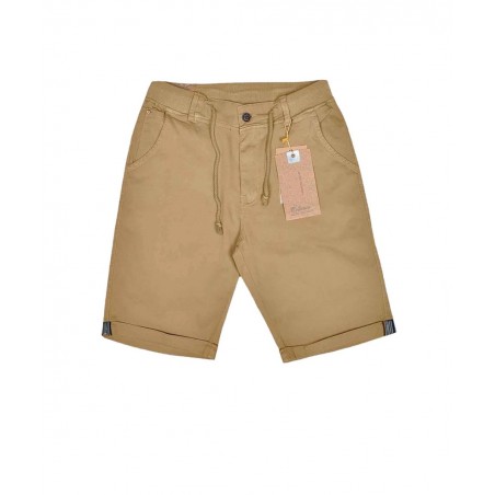 NFS800-4 GANDY ΑΝΔΡΙΚΗ ΒΕΡΜΟΥΔΑ ΒΑΜΒΑΚΕΡΗ ΜΟΝΟΧΡΩΜΗ ΜΕ ΛΑΣΤΙΧΟ (BEIGE)