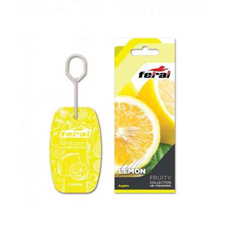 19210 FERAL ΑΡΩΜΑΤΙΚΟ ΑΥΤΟΚΙΝΗΤΟΥ ΚΡΕΜΑΣΤΟ FRUITY COLLECTION LEMON