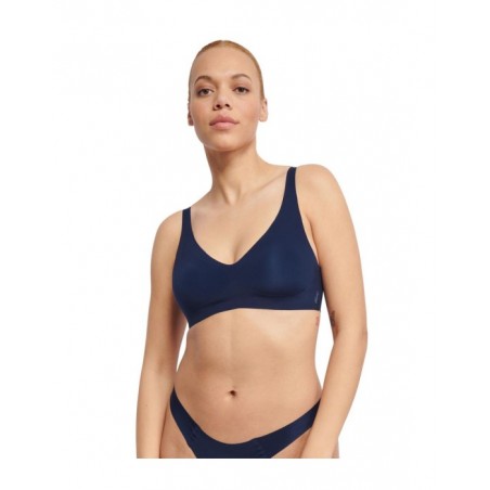 10217729-2114SLOGGI ZERO FEEL 2.0 SOFT BRA ΓΥΝΑΙΚΕΙΟ ΣΟΥΤΙΕΝ NORMAL-FIT ΠΟΛΥΑΜΙΔΙΟ ΣΚΟΥΡΟ ΜΠΛΕ