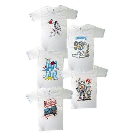 BOY-S5 JOIN SET 5 ΠΑΙΔΙΚΑ ΚΟΝΤΟΜΑΝΙΚΑ ΦΑΝΕΛΑΚΙΑ ΑΓΟΡΙ ΣΧΕΔΙΑ ΛΑΙΜΟΚΟΨΗ ΛΕΥΚΟ