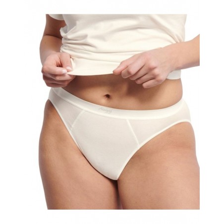 10219658-00GZ SLOGGI EVER EASE TAI ΓΥΝΑΙΚΕΙΟ ΣΛΙΠ ΒΑΜΒΑΚΕΡΟ  NORMAL FIT ΜΕΤΑΞΕΝΙΟ ΛΕΥΚΟ