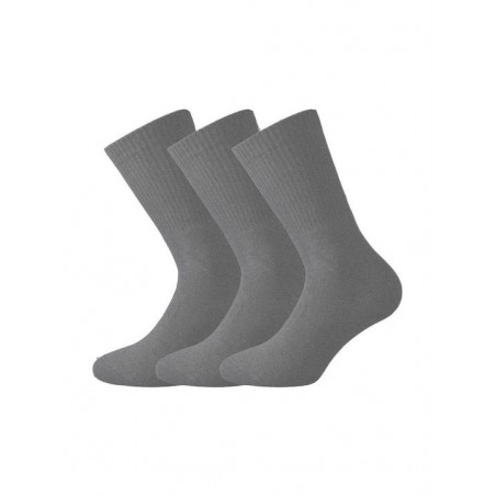 V9900-34 WALK ΑΝΔΡΙΚΕΣ ΒΑΜΒΑΚΕΡΕΣ ΑΘΛΗΤΙΚΕΣ ΚΑΛΤΣΕΣ ΣΕΤ 3 ΖΕΥΓΗ ΓΚΡΙ