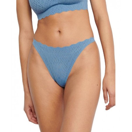 10219696-7401 SLOGGI ZERO FEEL BLISS STRING ΓΥΝΑΙΚΕΙΟ ΣΛΙΠ ΠΟΛΥΑΜΙΔΙΟ NORMAL FIT (BLUE)