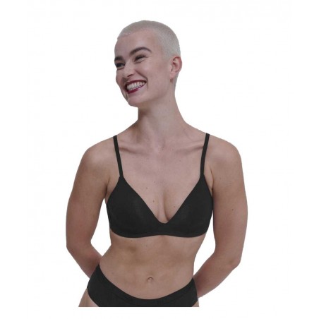 10217748-0004 SLOGGI GO CASUAL P ΓΥΝΑΙΚΕΙΟ ΣΟΥΤΙΕΝ ΒΑΜΒΑΚΕΡΟ NORMAL FIT (BLACK)