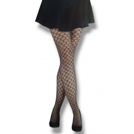 1260-02 VERADEA ΓΥΝΑΙΚΕΙΟ ΚΑΛΣΟΝ 40DEN  ΔΙΧΤΥ ΜΑΥΡΟ