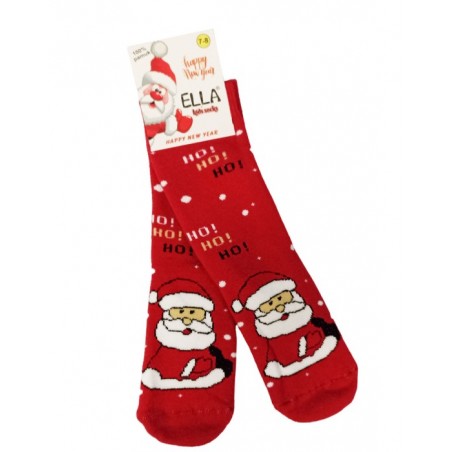 ELLA-7  ΠΑΙΔΙΚΕΣ ΧΡΙΣΤΟΥΓΕΝΝΙΑΤΙΚΕΣ ΚΑΛΤΣΕΣ ΑΓΙΟΣ ΒΑΣΙΛΗΣ HOHOHO  ΚΟΚΚΙΝΟ