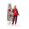 F1239 JOIN ΧΡΙΣΤΟΥΓΕΝΝΙΑΤΙΚΗ ΧΕΙΜΕΡΙΝΗ ΦΛΙΣ ΠΥΖΑΜΑ UNISEX F1239 ΠΟΛΥΕΣΤΕΡΑΣ ΚΟΚΚΙΝΟ