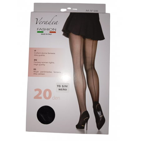 1235 VERADEA ΚΑΛΣΟΝ ΜΑΥΡΟ ΜΕ ΡΑΦΗ ΠΙΣΩ 20 DEN