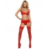 OBSESSIVE HEARTINA SET 3 ΓΥΝΑΙΚΕΙΟ ΣΕΤ 3 ΕΣΩΡΟΥΧΑ ΚΟΚΚΙΝΟ