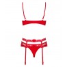 OBSESSIVE HEARTINA SET 3 ΓΥΝΑΙΚΕΙΟ ΣΕΤ 3 ΕΣΩΡΟΥΧΑ ΚΟΚΚΙΝΟ