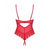 OBSESSIVE ΓΥΝΑΙΚΕΙΟ ΚΟΡΜΑΚΙ ΑΝΟΙΧΤΟ ΔΑΝΤΕΛΑ INGRIDIA CROTCHLESS ΚΟΚΚΙΝΟ