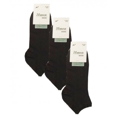 N22-2 JOIN ΣΕΤ 3 ΑΝΔΡΙΚΕΣ ΚΑΛΤΣΕΣ ΚΟΝΤΕΣ ΒΑΜΒΑΚΙ ΝORMAL FIT ΜΑΥΡΟ