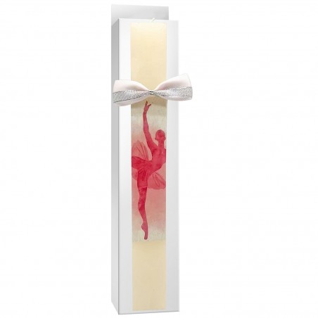 73-1773 Λαμπάδα Πλακέ Μπαλαρίνα 29x3,6x1,6cm