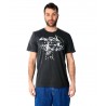 2531044-03 PACO&CO ΑΝΔΡΙΚΟ T-SHIRT ΚΟΝΤΟ ΜΑΝΙΚΙ ΒΑΜΒΑΚΙ NORMAL FIT ΑΝΘΡΑΚΙ