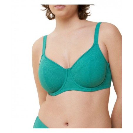 10214555-7731 TRIUMPH ΓΥΝΑΙΚΕΙΟ ΜΑΓΙΟ ΣΟΥΤΙΕΝ SUMMER GLOW W 01ΠΟΛΥΑΜΙΔΙΟ NORMAL FIT ΠΡΑΣΙΝΟ