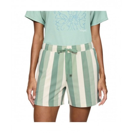 10218280-M010 TRIUMPH ΓΥΝΑΙΚΕΙΟ ΚΑΛΟΚΑΙΡΙΝΟ ΣΟΡΤΣ ΠΥΖΑΜΑΣ MIX N MATCH NORMAL FIT ΒΑΜΒΑΚΕΡΟ ΠΡΑΣΙΝΟ