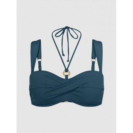 10222253-00EN TRIUMPH ΓΥΝΑΙΚΕΙΟ ΜΠΙΚΙΝΙ ΤΟΠ ΣΤΡΑΠΛΕΣ SUMMER TWIST DP NORMAL FIT ΠΟΛΥΑΜΙΔΙΟ ΠΕΤΡΟΛ