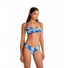 25365196-14 BLU4U BEACHWEAR ΓΥΝΑΙΚΕΙΟ ΜΑΓΙΟ ΣΛΙΠ NORMAL FIT ΠΟΛΥΕΣΤΕΡΑΣ ΜΠΛΕ