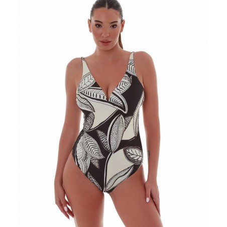 25058060-02 BLUEPOINT ΓΥΝΑΙΚΕΙΟ ΟΛΟΣΩΜΟ ΜΑΓΙΟ ΠΟΛΥΕΣΤΕΡΑΣ NORMAL FIT ΜΑΥΡΟ