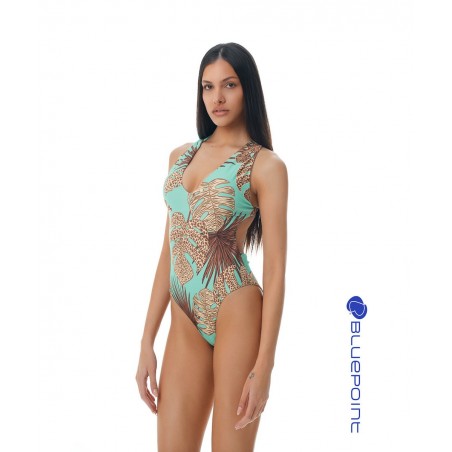 25058054-09 BLUEPOINT ΓΥΝΑΙΚΕΙΟ ΟΛΟΣΩΜΟ ΜΑΓΙΟ ΠΟΛΥΕΣΤΕΡΑΣ NORMAL FIT ΠΕΤΡΟΛ