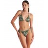 25365111-26 BLU4U BEACHWEAR ΓΥΝΑΙΚΕΙΟ ΜΑΓΙΟ ΣΛΙΠ ΜΕ ΚΟΡΔΟΝΙΑ ΣΤΟ ΠΛΑΪ NORMAL FIT ΠΟΛΥΕΣΤΕΡΑΣ ΠΡΑΣΙΝΟ