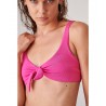 2366161-06 BLU4U WOMEN'S BIKINI TOP "SCRUNCHIES SOLIDS"NORMAL FIT ΠΟΛΥΑΜΙΔΙΟ ΡΟΖ