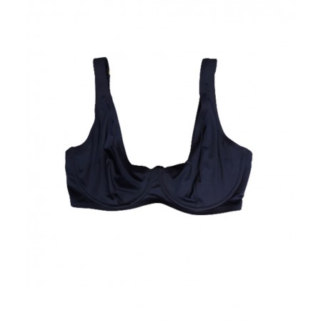 836683D-02 BLU4U 'SOLIDS' ΓΥΝΑΙΚΕΙΟ ΜΠΙΚΙΝΙ ΤΟΠ NORMAL FIT ΠΟΛΥΑΜΙΔΙΟ ΜΑΥΡΟ