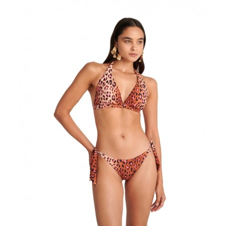 25365286-19 BLU4U ΓΥΝΑΙΚΕΙΟ ΜΠΙΚΙΝΙ ΣΛΙΠ 'PINK LEO' ΜΕ Δ΄ΕΣΙΜΟ ΣΤΟ ΠΛΑΪ NORMAL FIT ΠΟΛΥΕΣΤΕΡΑΣ ΜΠΕΖ