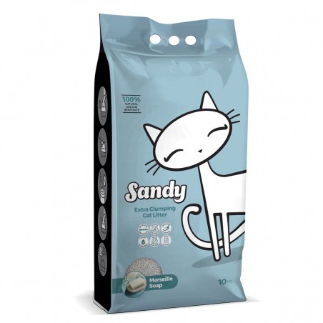 Sandy Cat Litter Cat Litter with Scent Marseille Soap 10kg