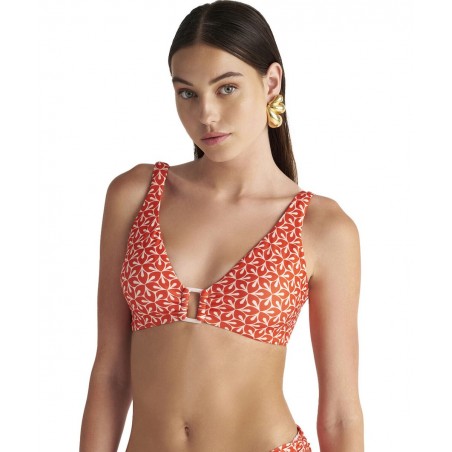 25366262D-20 BLU4U ΓΥΝΑΙΚΕΙΟ ΜΑΓΙΟ ΤΟΠ ΠΟΛΥΕΣΤΕΡΑΣ NORMAL FIT ΚΟΡΑΛΙ