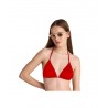 BLU4U Γυναικείο Τριγωνικό Μπικίνι Τόπ SOLIDS Normal Fit Πολυαμίδιο 25366089-1-07 Κόκκινο