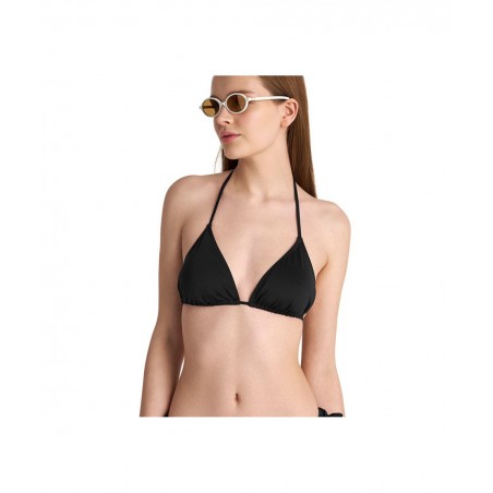 BLU4U Γυναικειο Τριγωνικό Μπικίνι Τοπ SOLIDS Normal Fit Πολυαμίδιο 25366089-02 Μαύρο