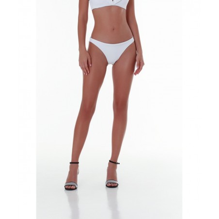 BLUEPOINT Γυναικείο Μπικίνι Σλίπ Brazilian SOLIDS Normal Fit Πολυαμίδιο 25065088-01 Άσπρο