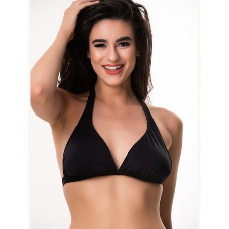 BLU4U Γυναικείο Μπικίνι Τοπ Τριγωνάκι FASHION SOLIDS σε D cup Πολυεστέρας Normal Fit 24366082D-02 Μα΄ύρο