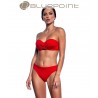 BLUEPOINT Γυναικείο Μπικίνι Σλίπ SOLIDS Normal Fit Πολυαμίδιο 25065092-07 Κόκκινο