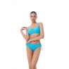 BLUEPOINT Γυναικείο Μπικίνι Σλίπ 'SOLIDS' Μονόχρωμο Με Σούρες Normal Fit Πολυαμίδιο 25065096-17 Τιρκουάζ