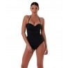 BLUEPOINT Strapless Γυναικείο Ολόσωμο Μαγιό Στράπλες Πολυαμίδιο Normal Fit 25058097D-02 Μαύρο