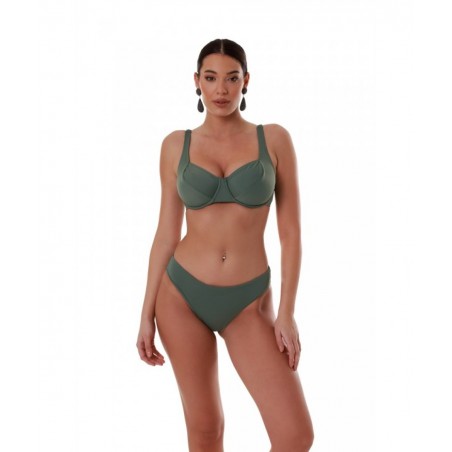 BLUEPOINT 'Solids' Γυναικείο Μπικίνι Σλιπ Hipster 24065092-15 Πολυαμίδιο Normal Fit Χακί