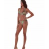 BLUEPOINT Γυναικείο Μπικίνι Τόπ 'AFRICANA' HALTER Cup D Normal Fit Πολυεστέρας 25066058D-09 Πετρόλ