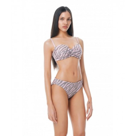 BLUEPOINT Γυναικείο Μαγιό Τοπ Στραπλες Normal Fit Πολυεστέρας 25066004D-10 Ροζ