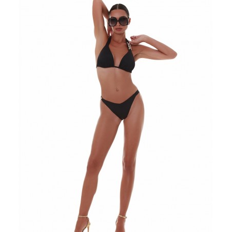 BLUEPOINT Γυναικείο Μπικίνι Σλίπ Brazilian 'GO GLAM' 25065033-02 Μαύρο