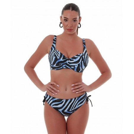 BLUEPOINT ''Safari Chic'' Γυναικείο Μαγιό Σλιπ Πολυεστέρας Normal Fit 25065045-25 Σιελ