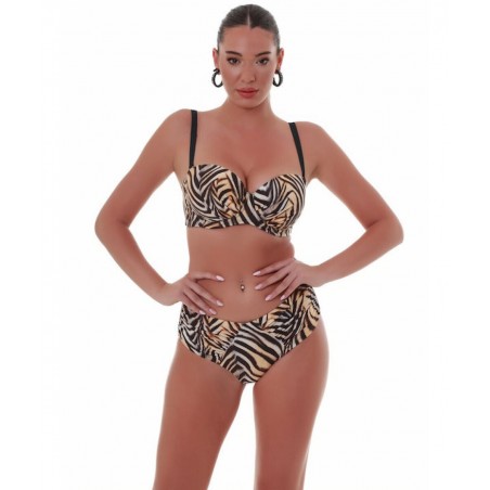 BLUEPOINT Γυναικείο Μαγιό Σουτιέν Πολυεστέρας Nromal Fit 25066041E-19 Λεοπάρ